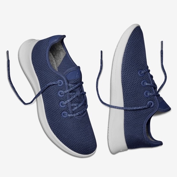 allbirds Other - Allbirds Men's Tree Runners in Marine Blue/White Sole